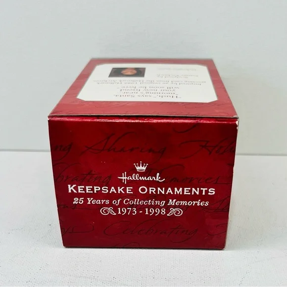 Vintage 1998 Hallmark New Christmas Friend Christmas ornament - Picture 5 of 7